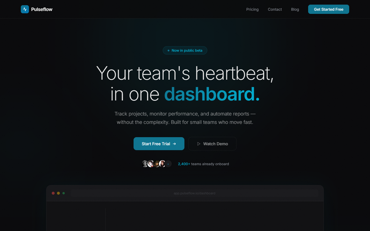 Pulseflow live preview